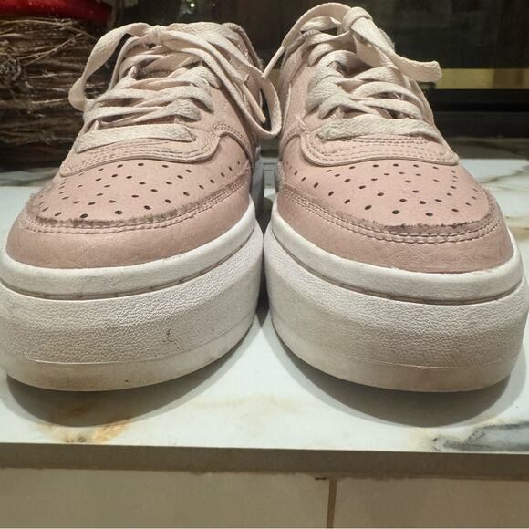 Nike Women's Court Vision ALTA LTR Pink Oxford Platform Sneakers Shoes Size 9 - Picture 6 of 7